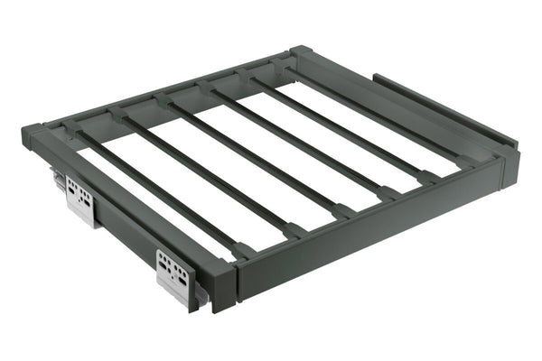 Pull-Out Trouser Hanger Drawer 900mm - Soft Close Full Extension