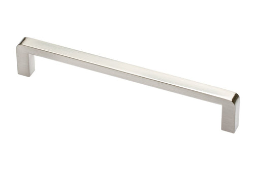 GTV BAGIO Bar Handle 192/200mm Brushed Steel Inox Kitchen Cabinet Drawer Pull