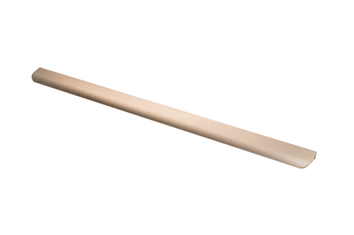 GTV HEXA Edge Mounted Profile Cabinet Handle 256/596mm Brushed Gold
