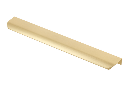 GTV HEXA Edge Mounted Profile Cabinet Handle 256/290mm Brushed Gold