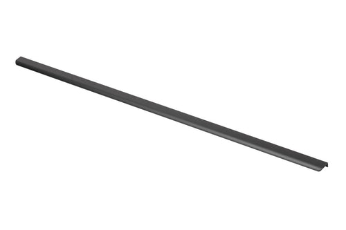 GTV HEXA Edge Profile Furniture Handle 1200mm Black Cabinet Pull