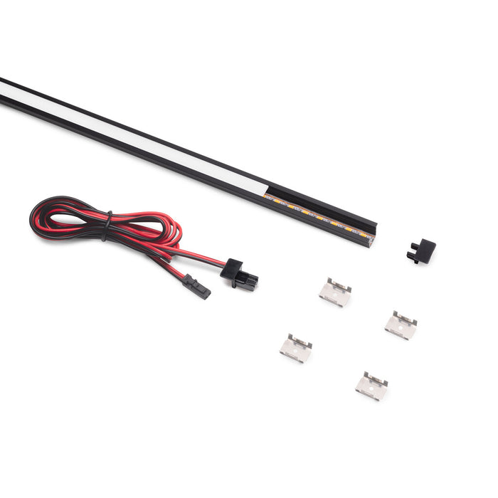 Emuca Pyxis Recessed LED Light Bar 24V for Shelves & Cabinets