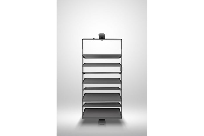 Premium 180° Rotating Wardrobe Shoe Carousel | 8 Shelf | 1330-1480 mm | S/Close