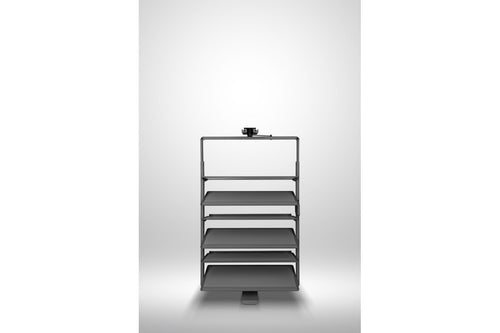 180° Rotating Wardrobe Shoe Carousel - 6 Shelf - 1050-1200 mm - Soft Close