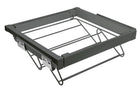 Wardrobe interior kit 800 mm – shoe drawer, wire basket, organiser & pull-down rail (anthracite)
