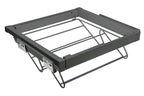 Wardrobe interior kit 800 mm – shoe drawer, wire basket, organiser & pull-down rail (white)