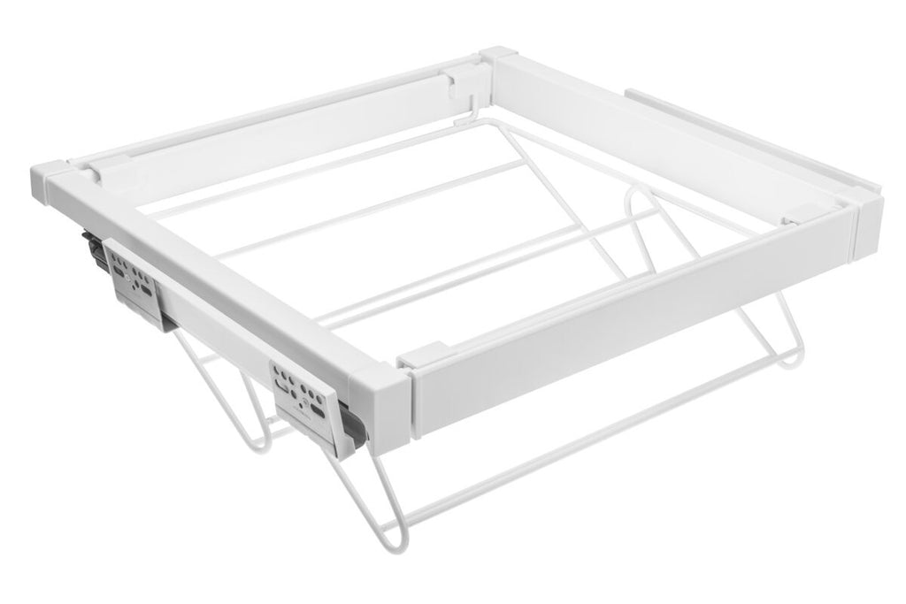 Pull-Out Wardrobe Shoe Drawer 800mm - 2-Tier Wire Shoe Rack - Soft Close - view 2