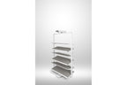 180° Rotating Wardrobe Shoe Carousel - 6 Shelf - 1050-1200 mm - Soft Close - view 4