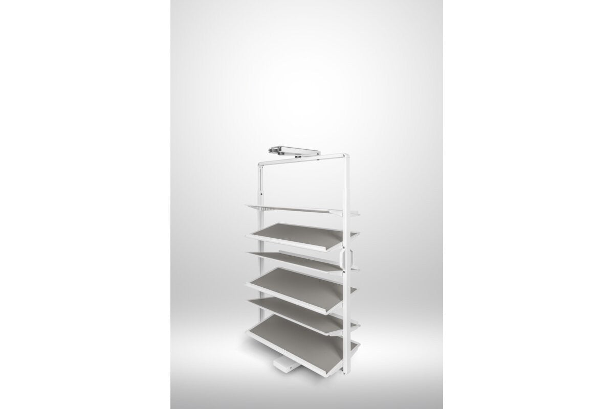 180° Rotating Wardrobe Shoe Carousel - 6 Shelf - 1050-1200 mm - Soft Close - view 4