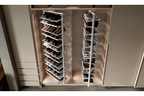 180° Rotating Wardrobe Shoe Carousel - 12 Shelf - 1890–2040mm - Soft Close - view 4
