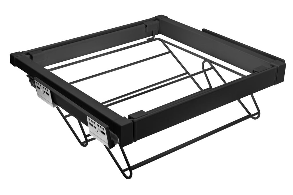 Pull-Out Wardrobe Shoe Drawer 800mm - 2-Tier Wire Shoe Rack - Soft Close - view 10