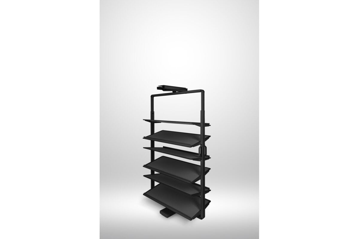 180° Rotating Wardrobe Shoe Carousel - 6 Shelf - 1050-1200 mm - Soft Close - view 11