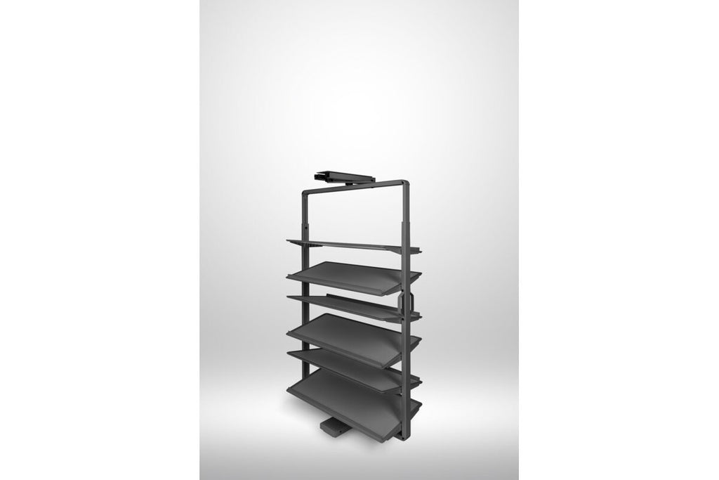 180° Rotating Wardrobe Shoe Carousel - 6 Shelf - 1050-1200 mm - Soft Close - view 12