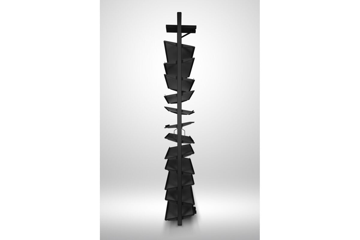 180° Rotating Wardrobe Shoe Carousel - 12 Shelf - 1890–2040mm - Soft Close - view 10
