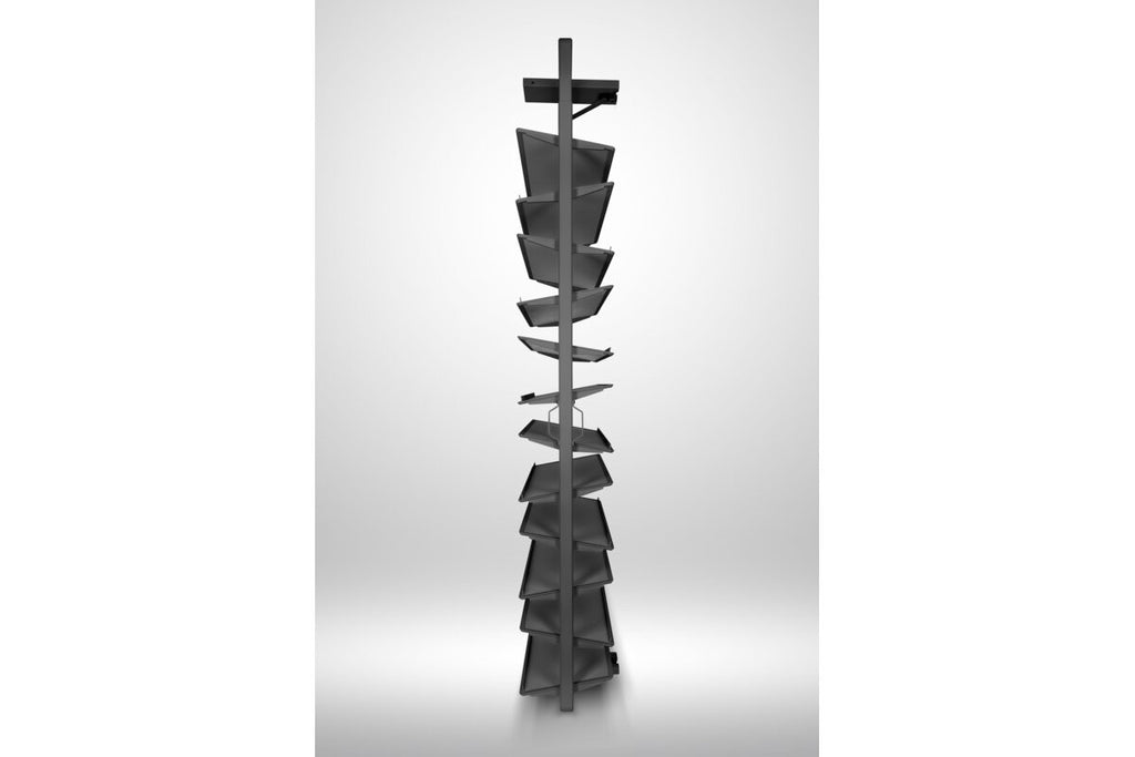 180° Rotating Wardrobe Shoe Carousel - 12 Shelf - 1890–2040mm - Soft Close - view 14