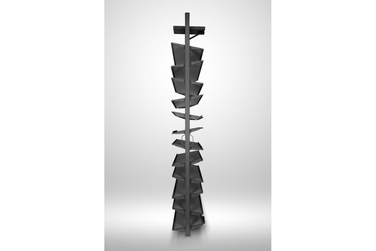 180° Rotating Wardrobe Shoe Carousel - 12 Shelf - 1890–2040mm - Soft Close - view 14