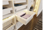 Pull-Out Wardrobe Rattan Basket Drawer 600mm - Soft Close Full Extension - view 5