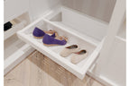 Pull-Out Wardrobe Metal Shoe Drawer 800mm - 2-Tier Solid Shelf Shoe Rack - view 4