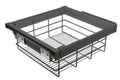 Pull-Out Wardrobe Wire Basket Drawer 900mm - Soft Close Full Extension