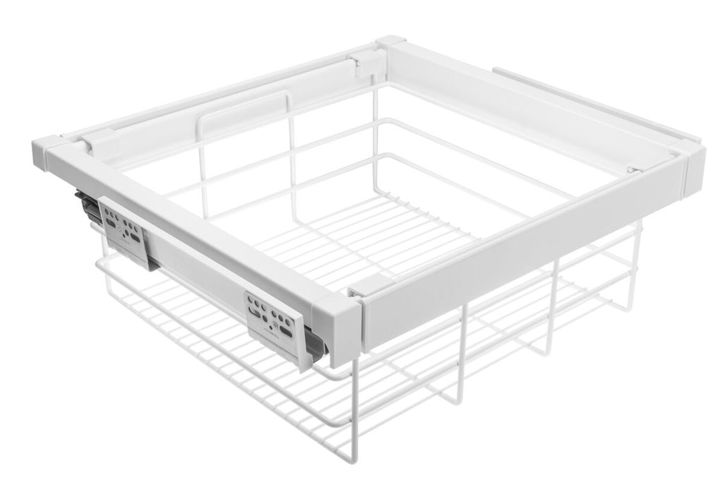 Pull-Out Wardrobe Wire Basket Drawer 900mm - Soft Close Full Extension - view 11