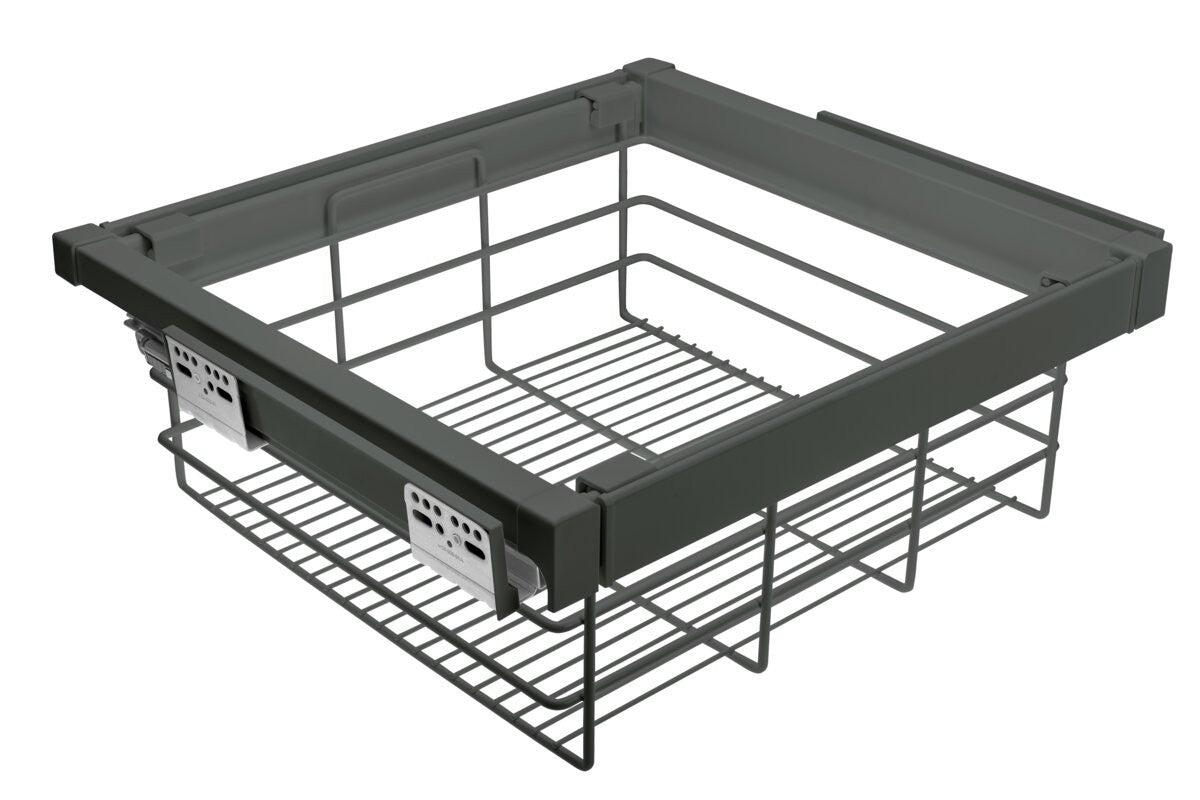 Pull-Out Wardrobe Wire Basket Drawer 900mm - Soft Close Full Extension - view 18