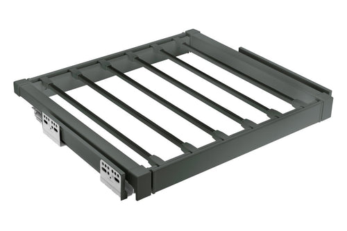 Pull-Out Trouser Hanger Drawer 800mm - Soft Close Full Extension
