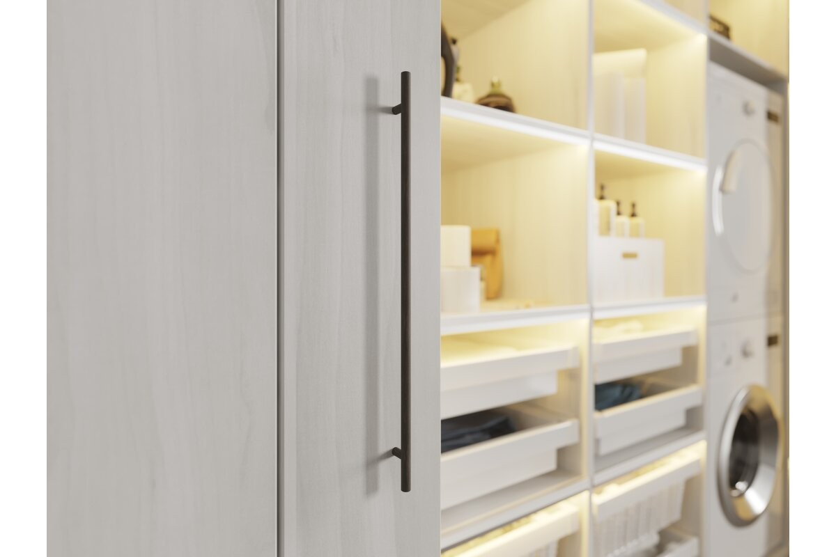 Pull-Out Wardrobe Metal Basket Drawer 700mm - Soft Close Full Extension - view 5