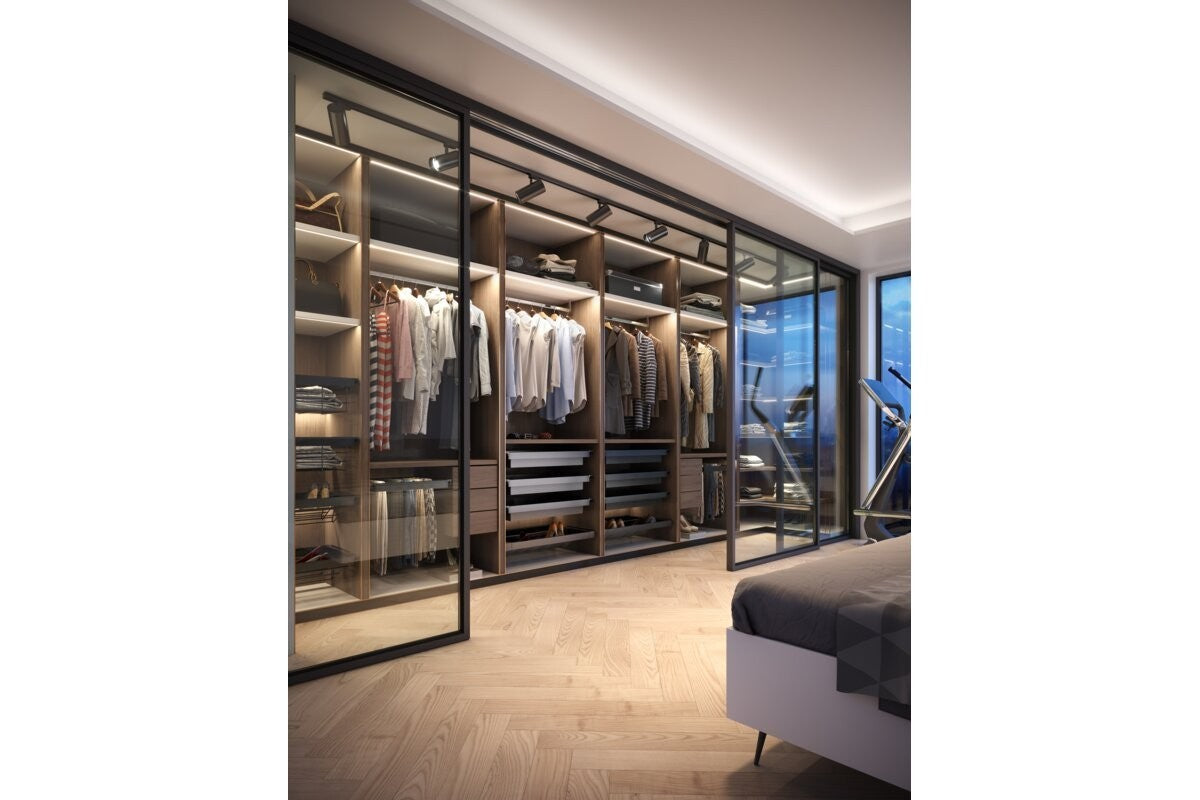 Pull-Out Wardrobe Metal Basket Drawer 700mm - Soft Close Full Extension - view 11
