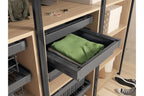 Pull-Out Wardrobe Metal Basket Drawer 700mm - Soft Close Full Extension - view 16
