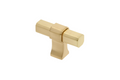 GTV IMPERIAL Cabinet Knob Brushed Gold Classic Kitchen Cupboard Door Pull