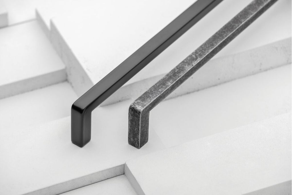 GTV BAGIO Bar Handle 320/328mm Matt Black Kitchen Cabinet Drawer Pull - view 3