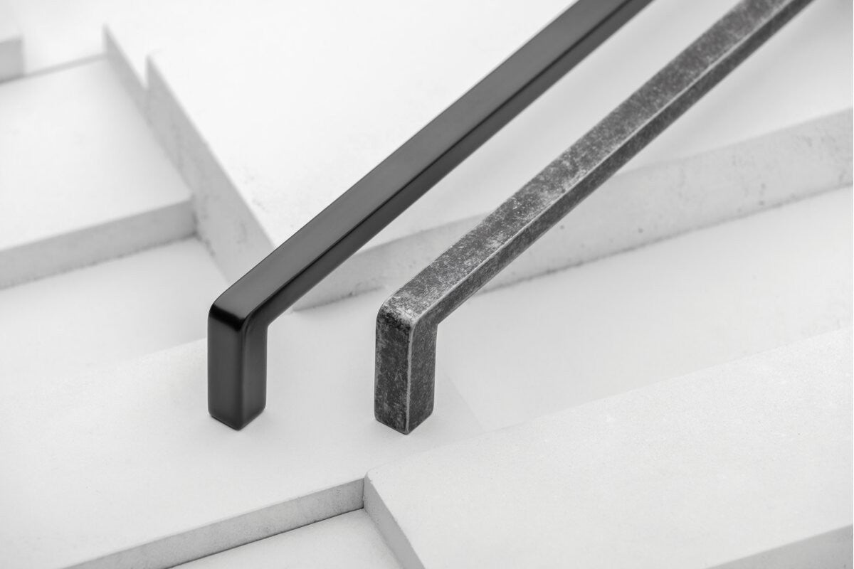 GTV BAGIO Bar Handle 320/328mm Matt Black Kitchen Cabinet Drawer Pull - view 3