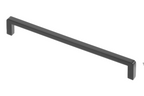 GTV BAGIO Bar Handle 192/200mm Matt Black Kitchen Cabinet Drawer Pull