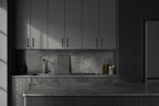 GTV IMPERIAL Handle 192/226mm Matt Black Kitchen Cabinet Drawer Pull - view 4