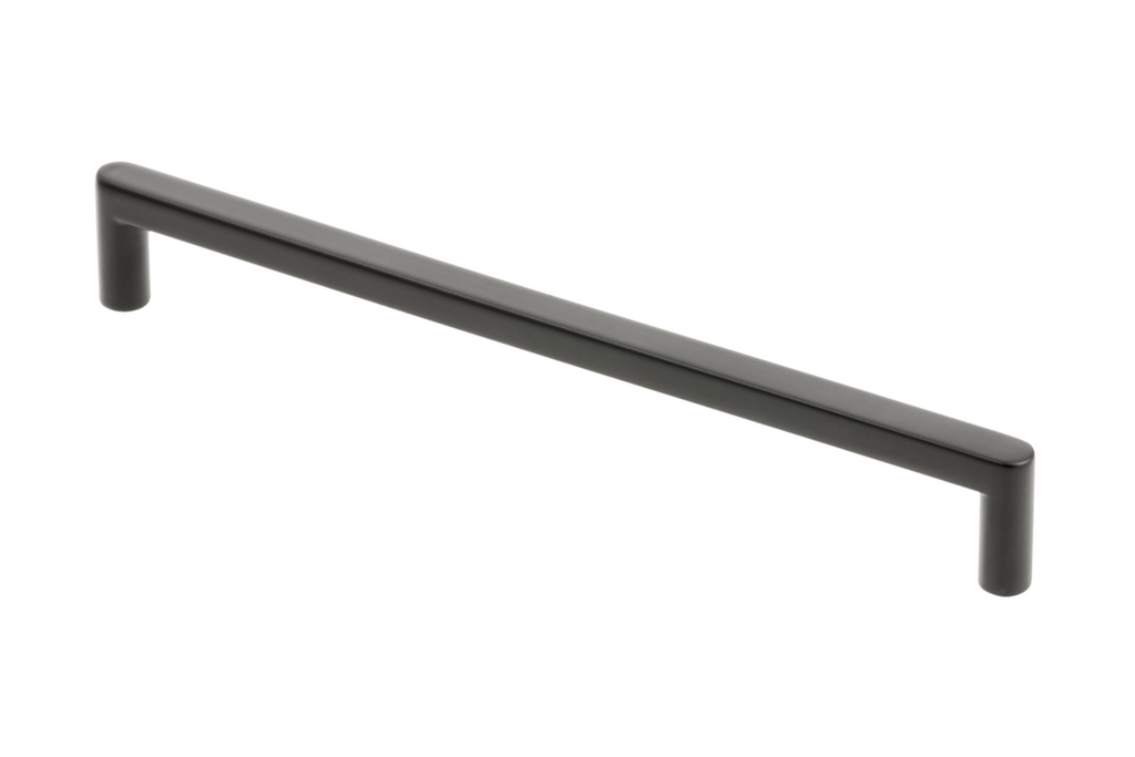 GTV NYXA Bar Handle 192/202mm Matt Black Kitchen Cabinet Drawer Pull