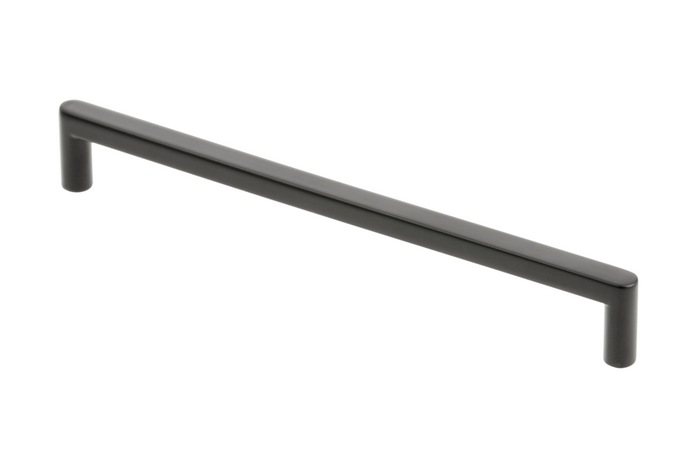 GTV NYXA Bar Handle 192/202mm Matt Black Kitchen Cabinet Drawer Pull UK STOCK