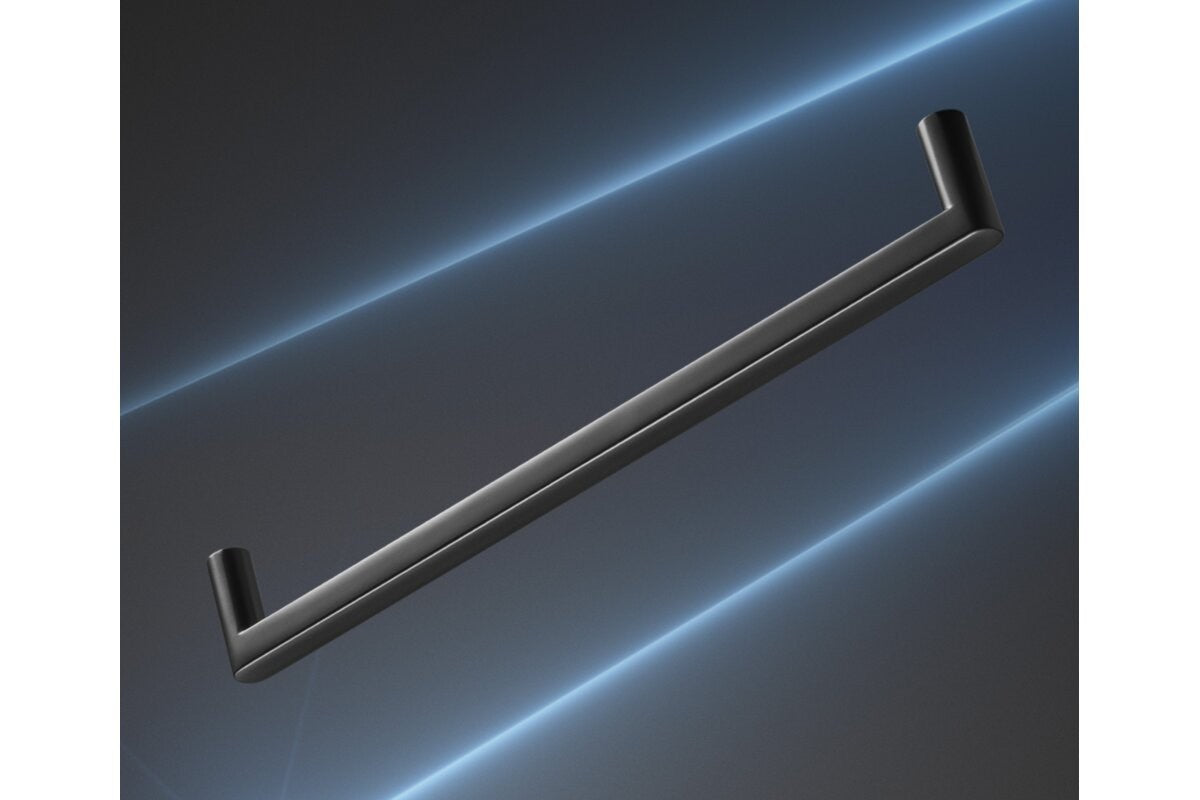 GTV NYXA Bar Handle 192/202mm Matt Black Kitchen Cabinet Drawer Pull - view 3
