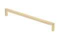 GTV NYXA Bar Handle 192/202mm Brushed Gold Kitchen Cabinet Drawer Pull