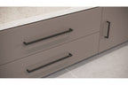 GTV NYXA Bar Handle 192/202mm Matt Black Kitchen Cabinet Drawer Pull - view 8