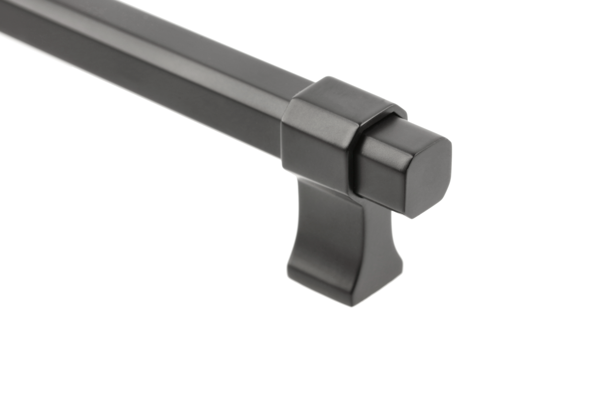 GTV IMPERIAL Classic Bar Handle 320mm Matt Black Kitchen Cabinet Pull - view 2