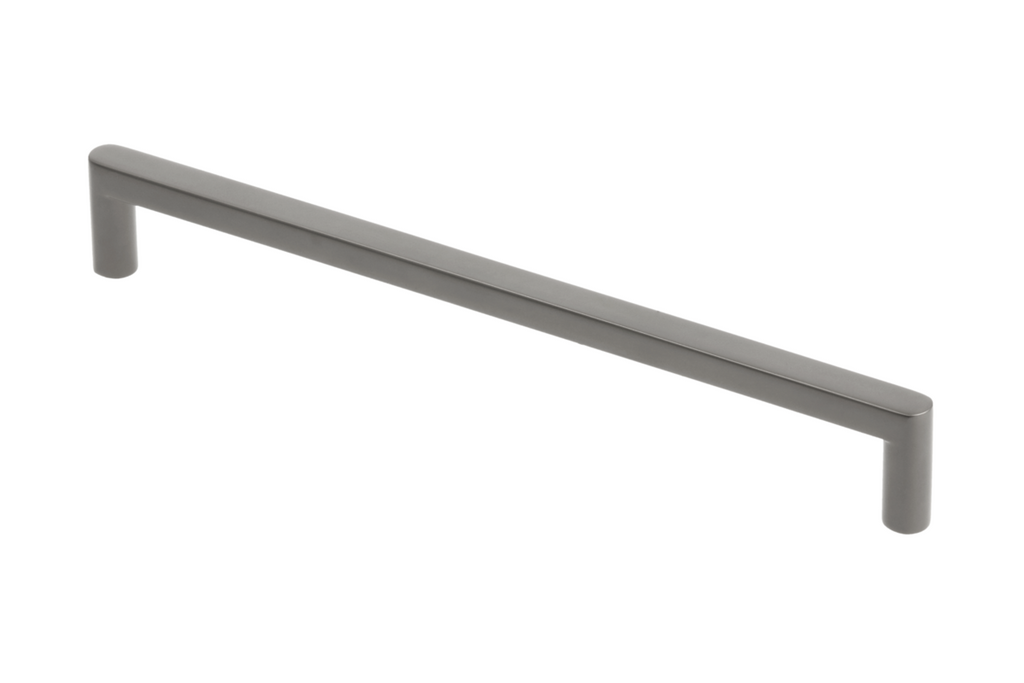 GTV NYXA Bar Handle 192/202mm Light Graphite Kitchen Cabinet Drawer Pull
