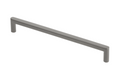 GTV NYXA Bar Handle 192/202mm Light Graphite Kitchen Cabinet Drawer Pull