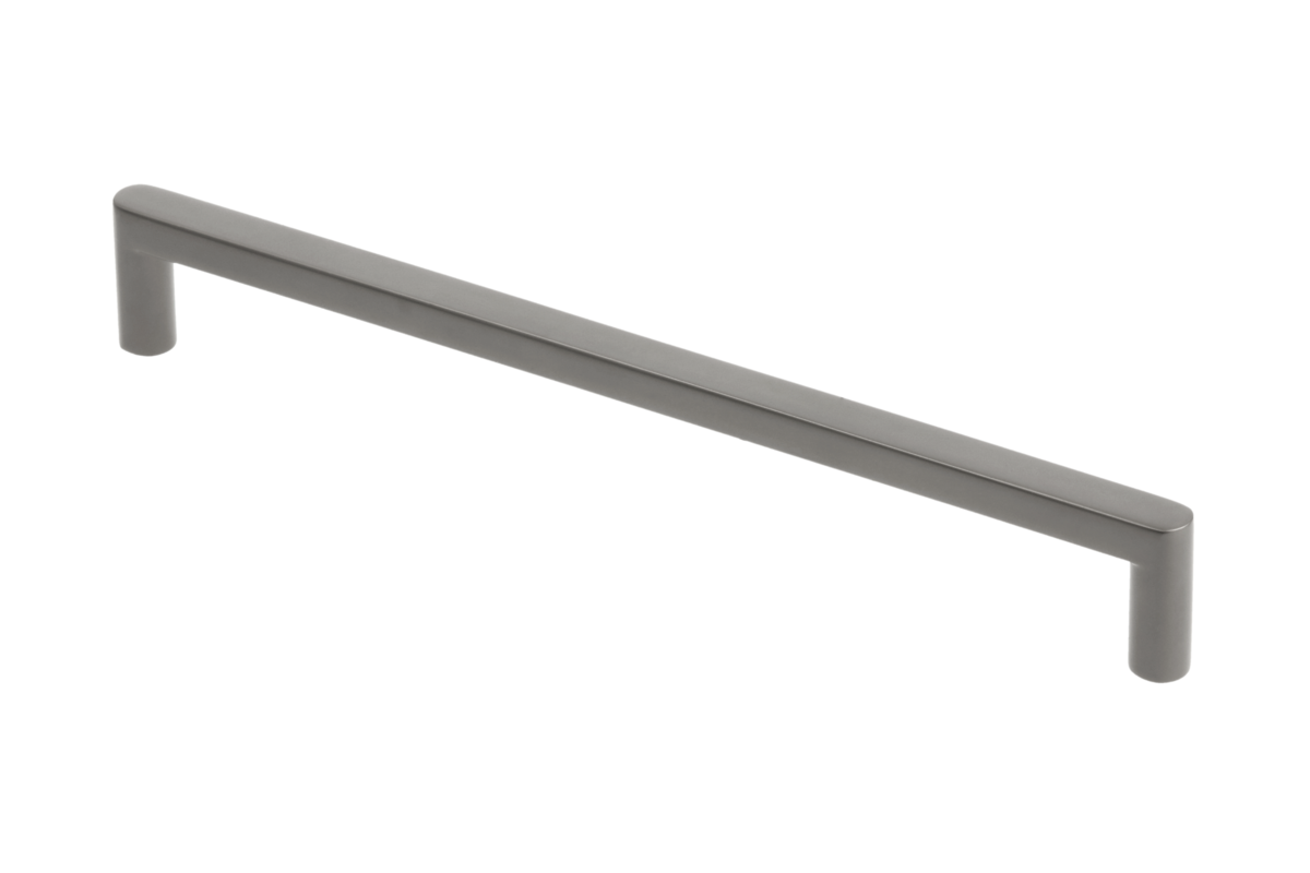 GTV NYXA Bar Handle 192/202mm Light Graphite Kitchen Cabinet Drawer Pull