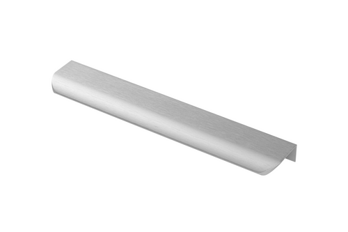 GTV HEXA Edge Mounted Profile Cabinet Handle 192/225mm Brushed Steel Inox