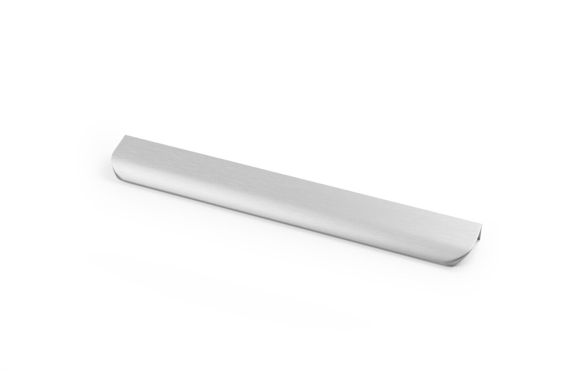 GTV HEXA Edge Mounted Profile Cabinet Handle 256/290mm Brushed Steel Inox