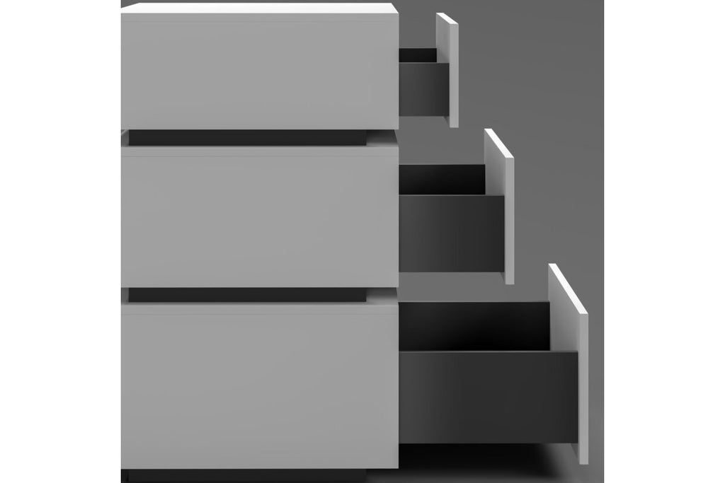 GTV AXIS PRO Slim Drawer System 450mm Extra High 199mm Push To Open Anthracite - view 17