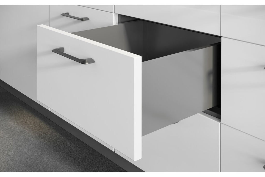GTV AXIS PRO Slim Drawer System 450mm High 168mm Soft Close Anthracite - view 3