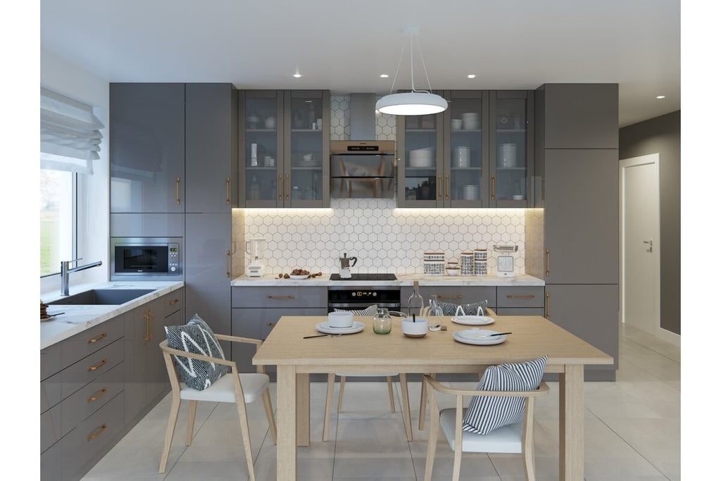 GTV AXIS PRO Slim Drawer System 450mm Low 86mm Soft Close Anthracite - view 13