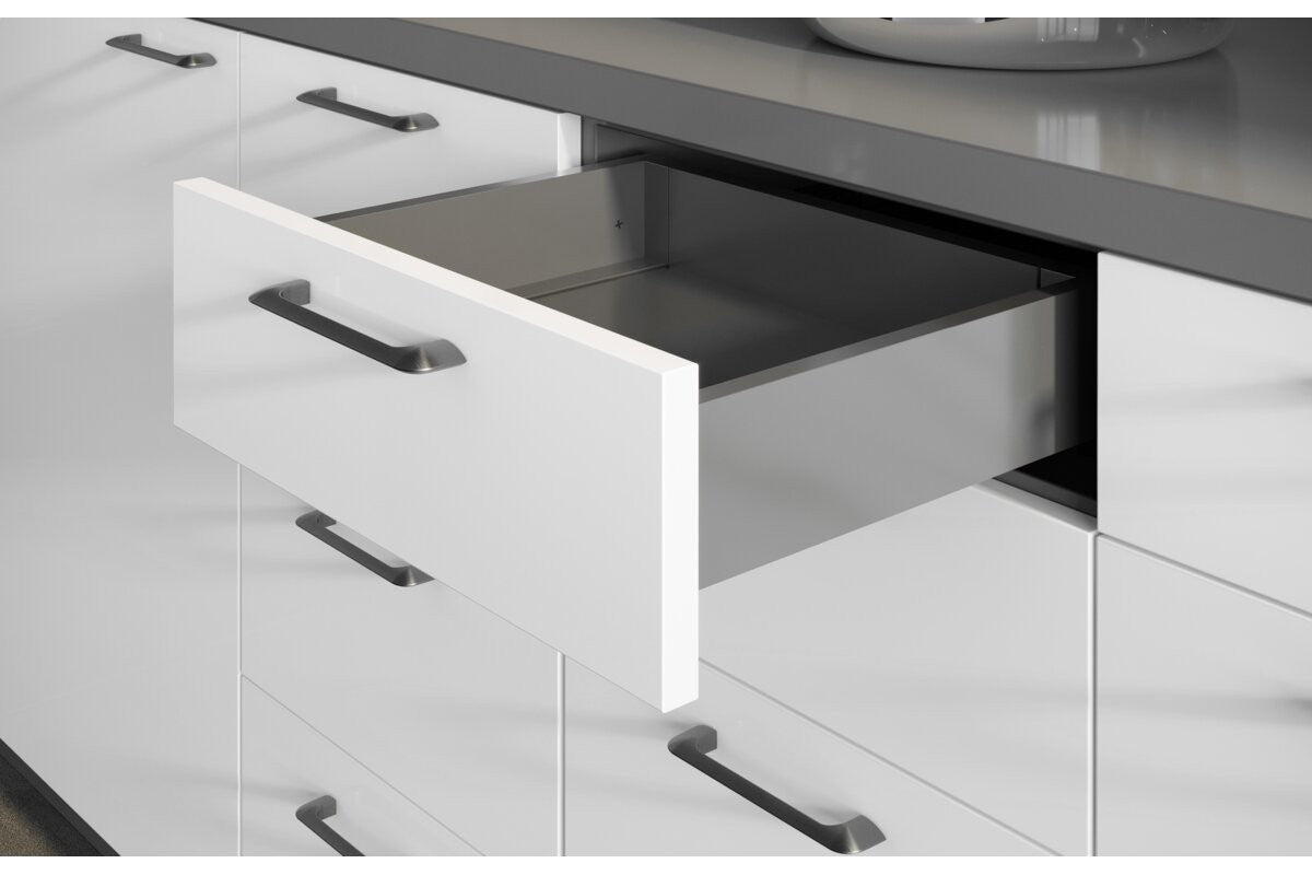 GTV AXIS PRO Slim Drawer System 350mm Low 86mm Soft Close Anthracite - view 3