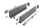 GTV AXIS PRO Slim Metal Drawer System 300mm Medium Height Soft Close Anthracite